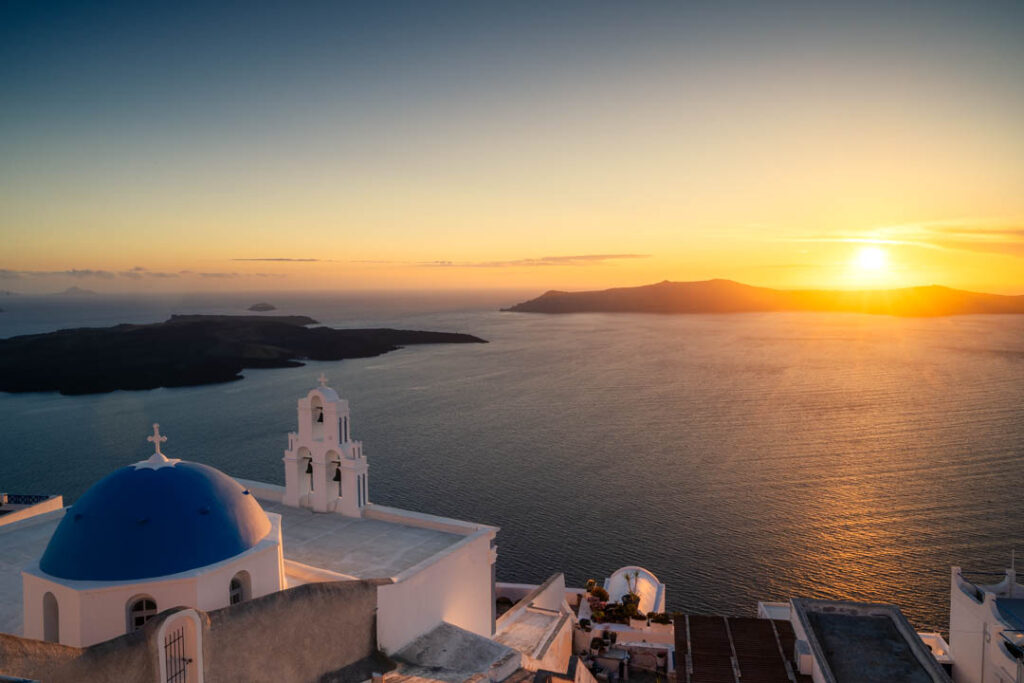 Santorini Reisefoto vor Adobe Lightroom Color Grading – Free Preset kostenlos