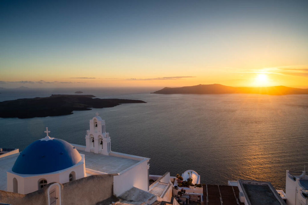 Santorini Reisefoto nach Adobe Lightroom Color Grading – kostenloses Lightroom Preset